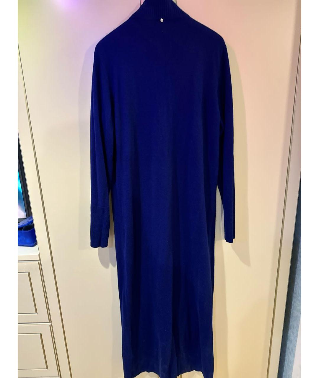 LORENA ANTONIAZZI Синее кашемировое повседневное платье, фото 2