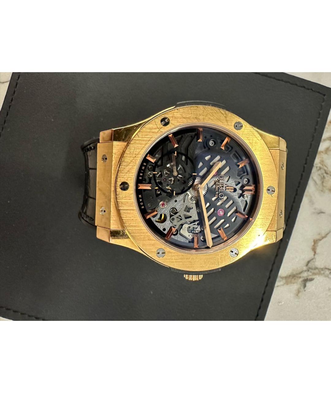 HUBLOT Золотые часы из розового золота, фото 3