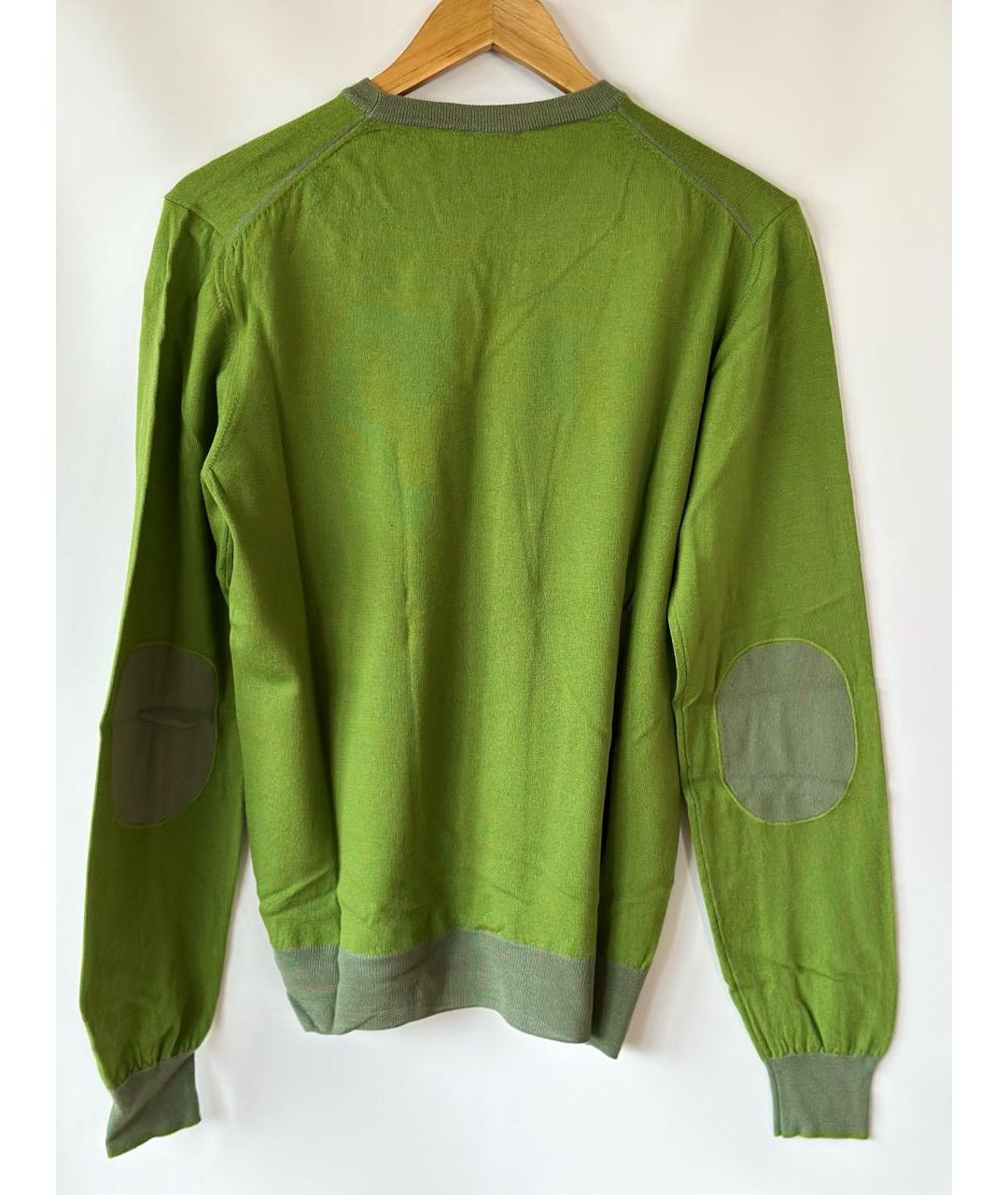 EMPORIO ARMANI Зеленый джемпер / свитер, фото 2