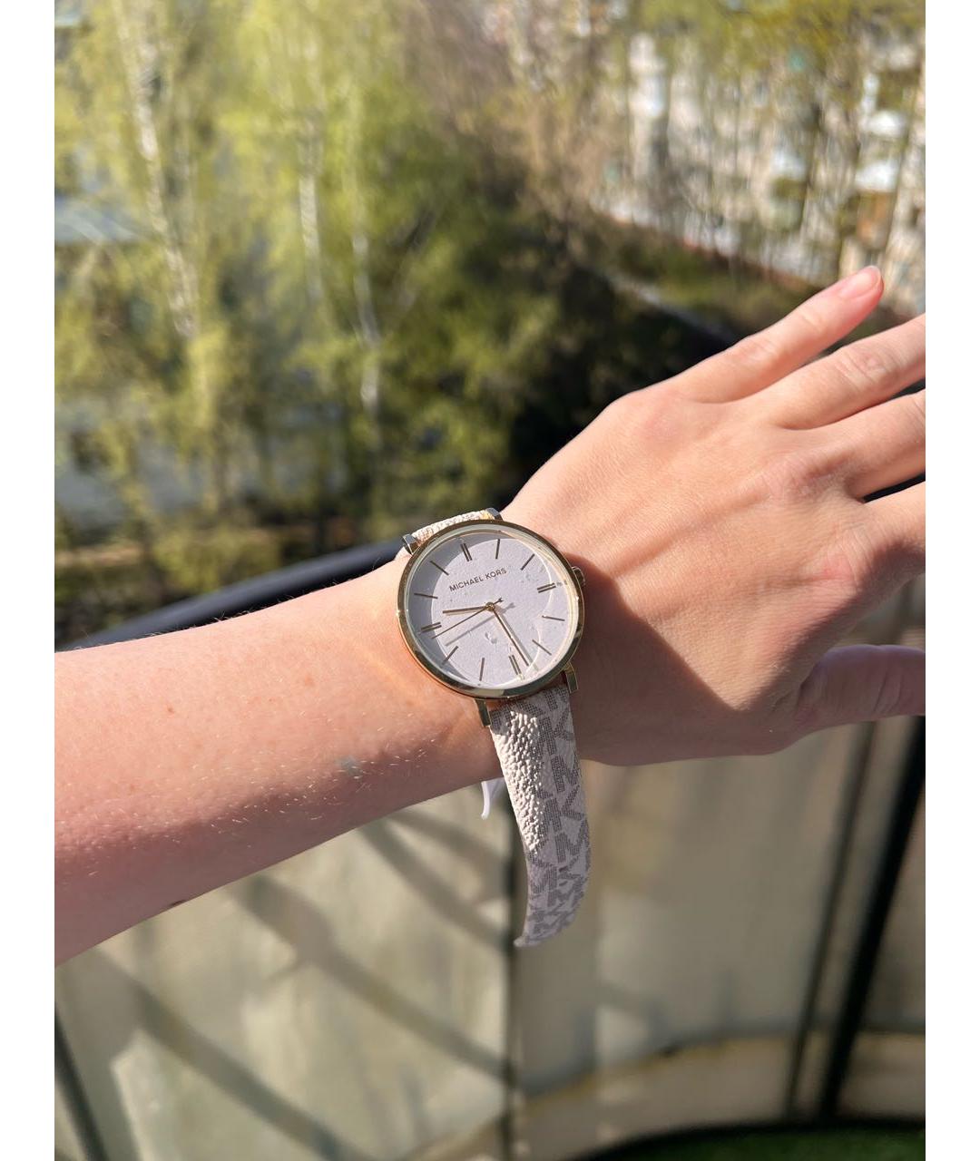 MICHAEL KORS Белые часы, фото 5