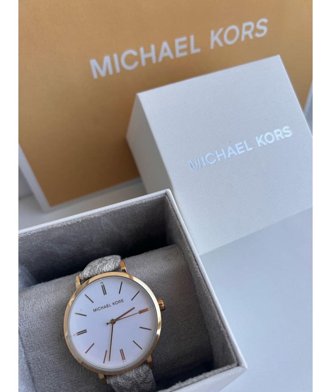 MICHAEL KORS Белые часы, фото 2
