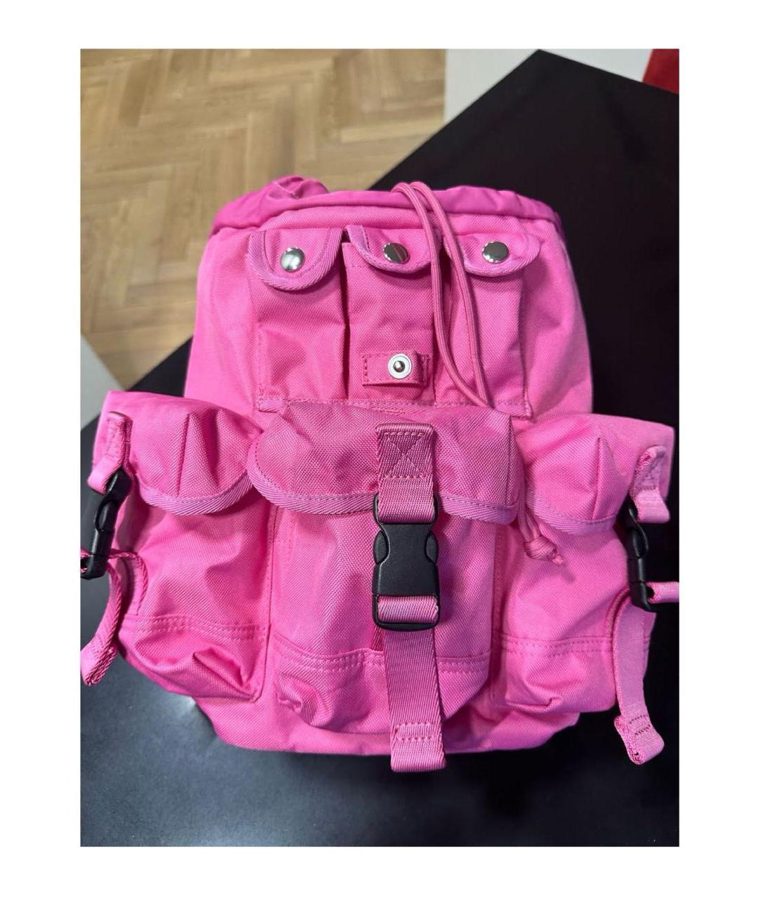CALVIN KLEIN JEANS Розовый синтетический рюкзак, фото 2