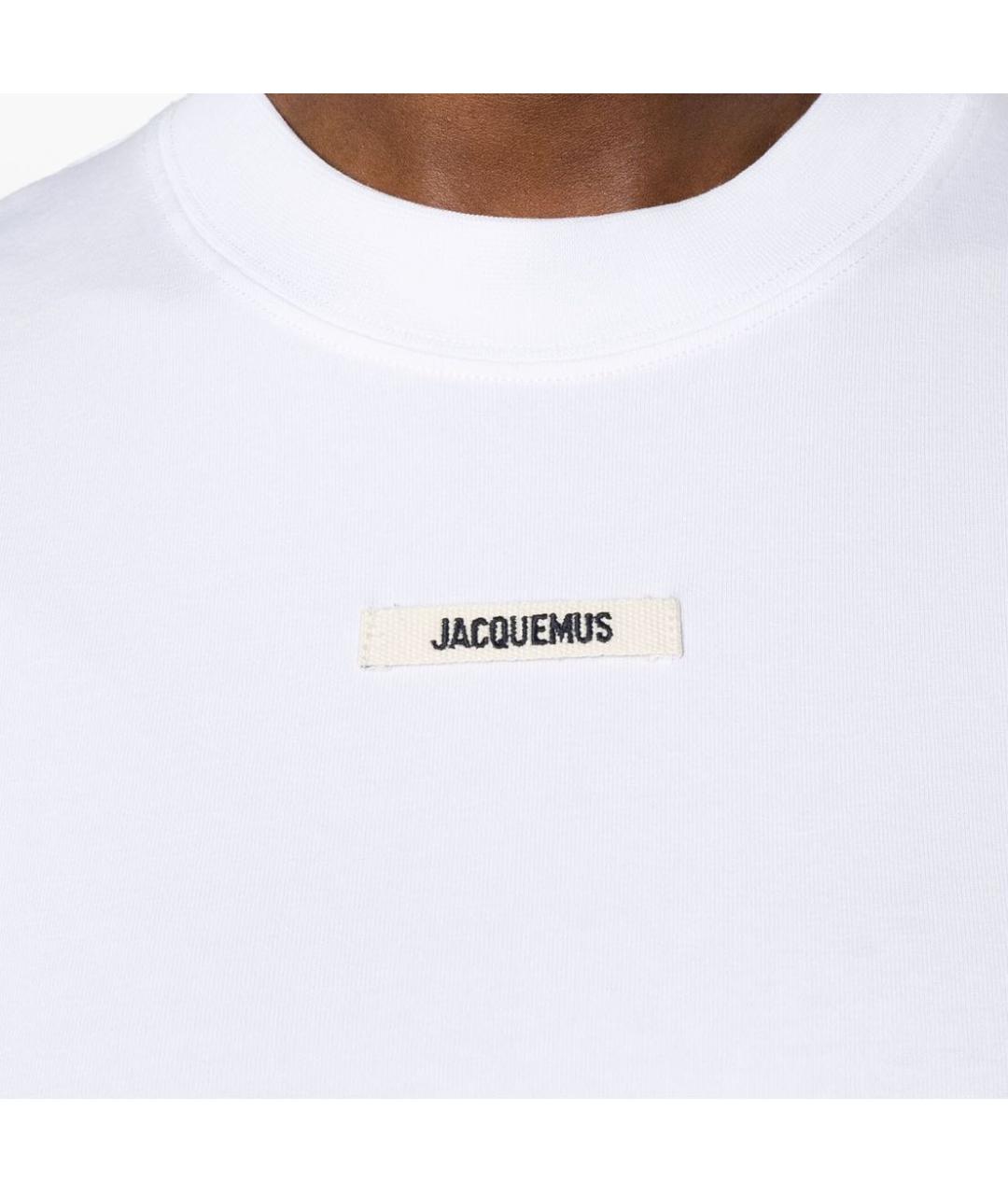 JACQUEMUS Белая футболка, фото 3