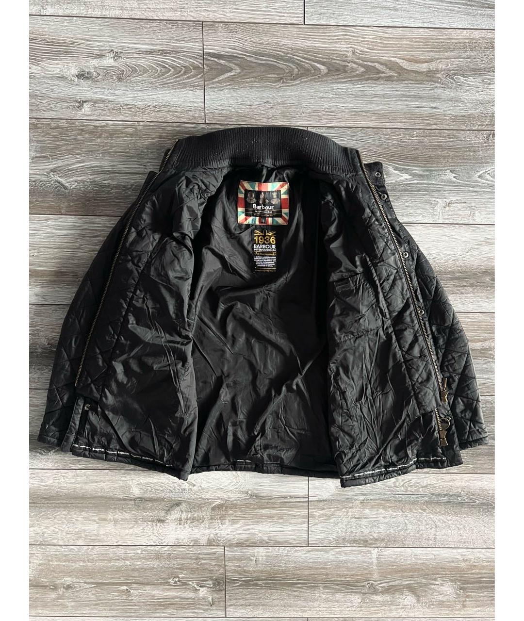 BARBOUR Черная полиэстеровая куртка, фото 7
