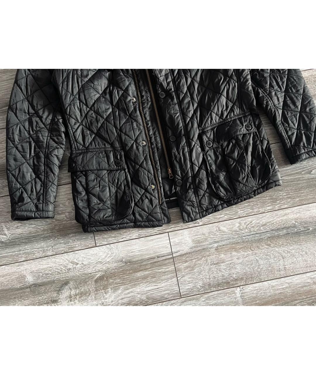 BARBOUR Черная полиэстеровая куртка, фото 3