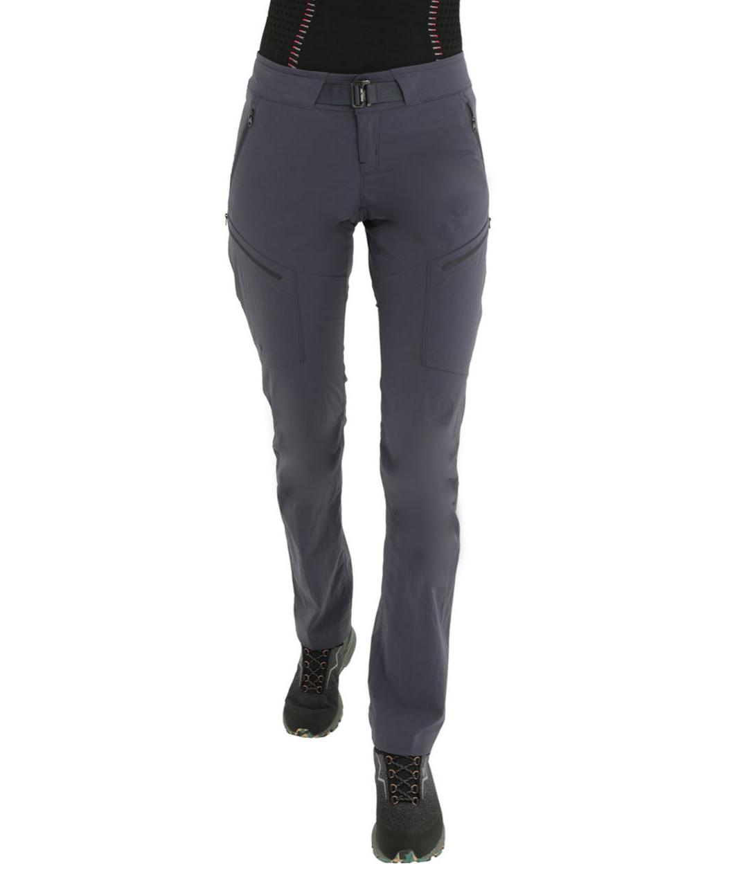 ARC'TERYX Темно-синие синтетические прямые брюки, фото 6