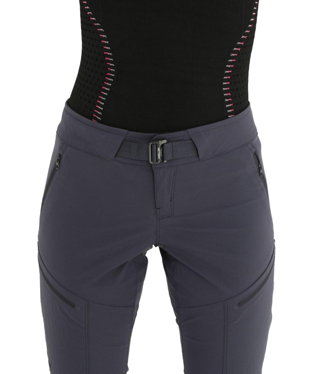ARC'TERYX Темно-синие синтетические прямые брюки, фото 8