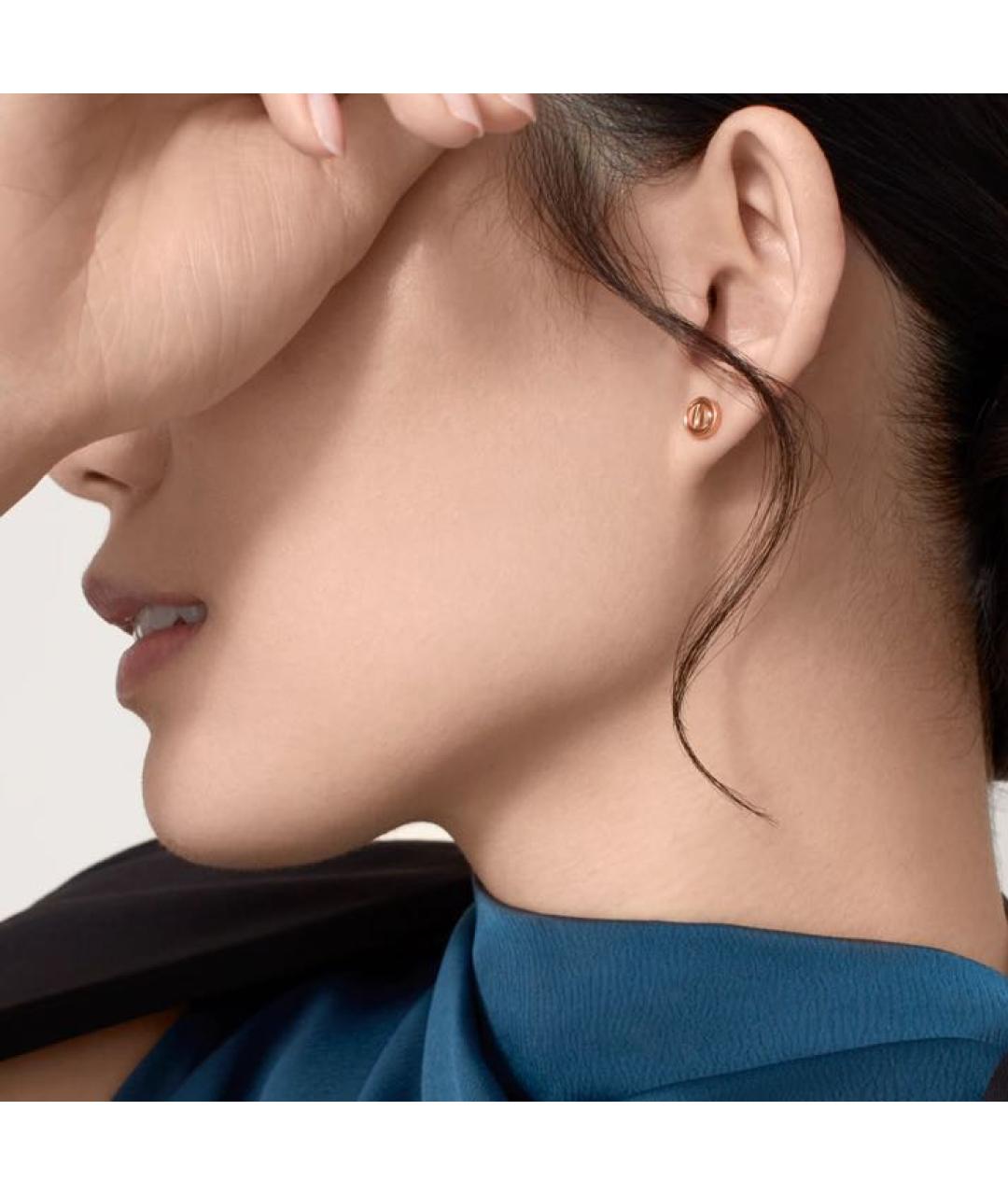 CARTIER Золотые серьги из розового золота, фото 3