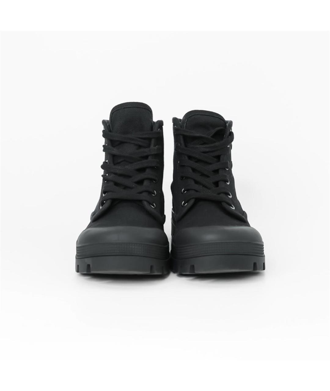 CELINE PRE-OWNED Черные текстильные ботинки, фото 3