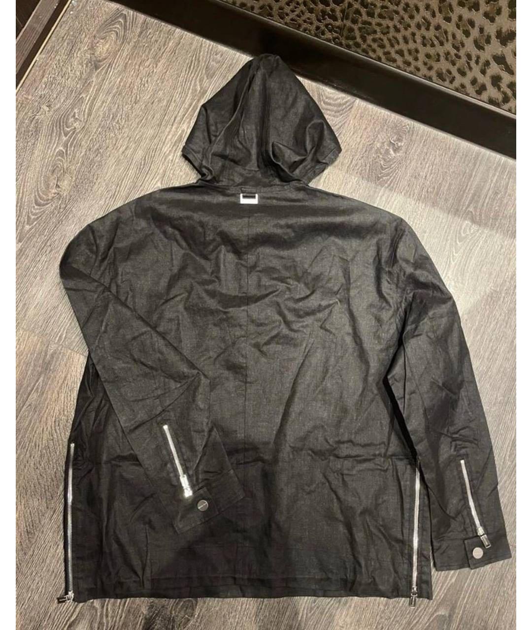 MICHAEL KORS Антрацитовая льняная куртка, фото 2