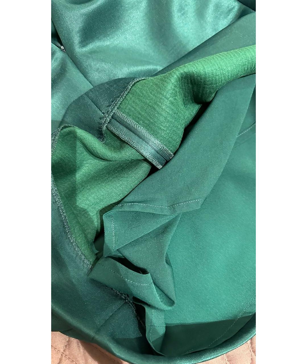 SANDRO Зеленые вискозное повседневное платье, фото 5