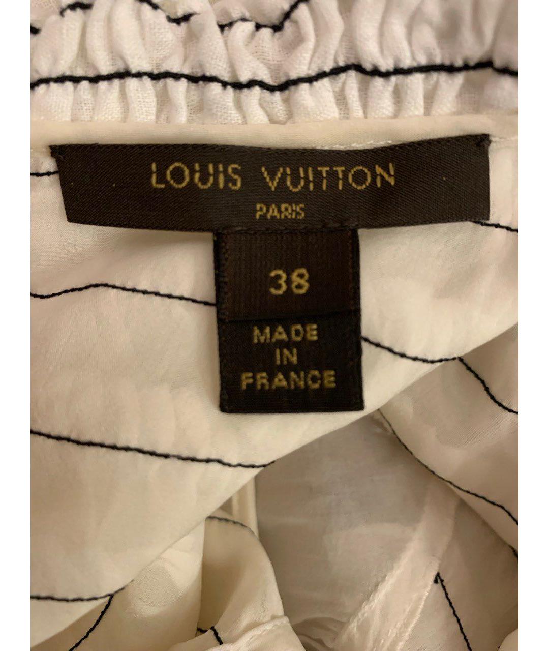 LOUIS VUITTON PRE-OWNED Белая шелковая блузы, фото 3