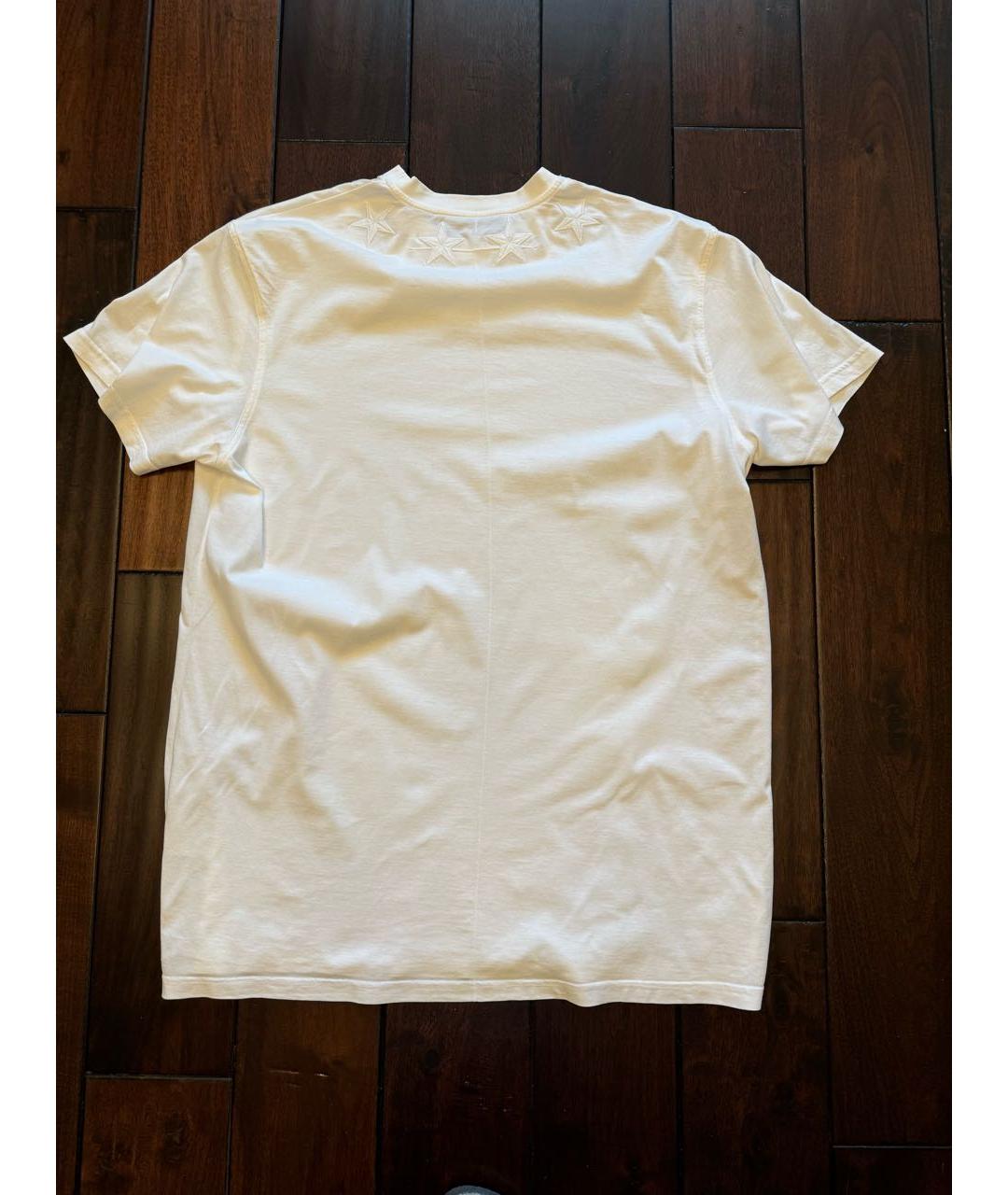 GIVENCHY Белая хлопковая футболка, фото 4