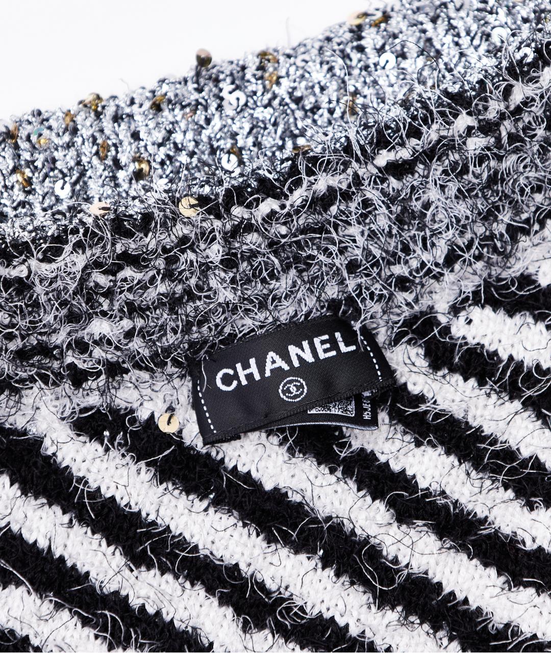 CHANEL PRE-OWNED Черный хлопковый джемпер / свитер, фото 4