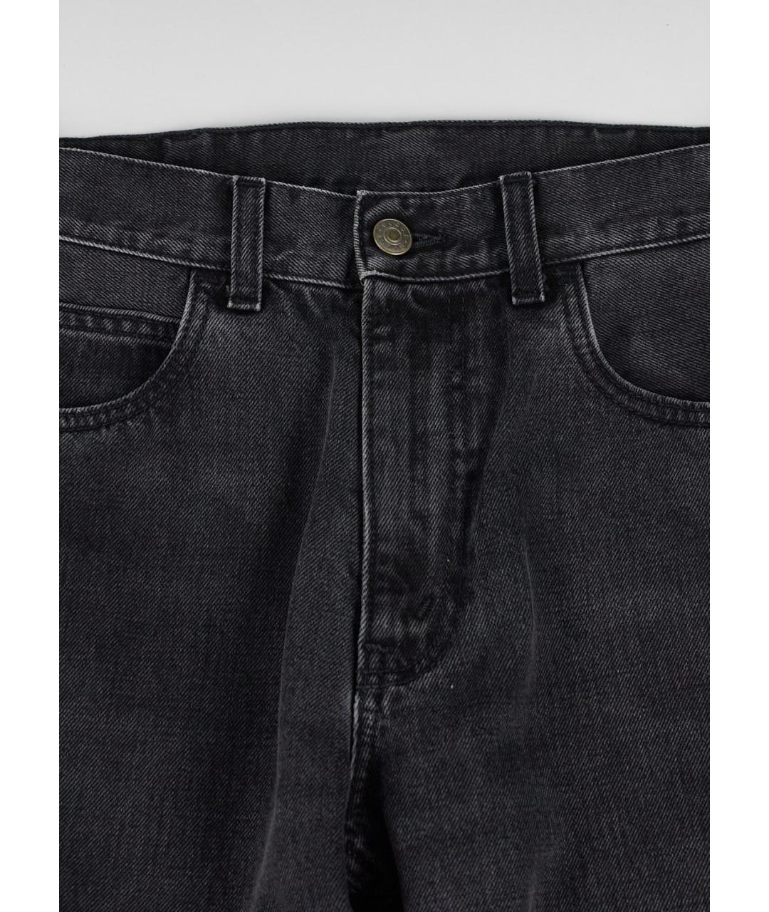 GUCCI Черные хлопковые прямые джинсы, фото 4