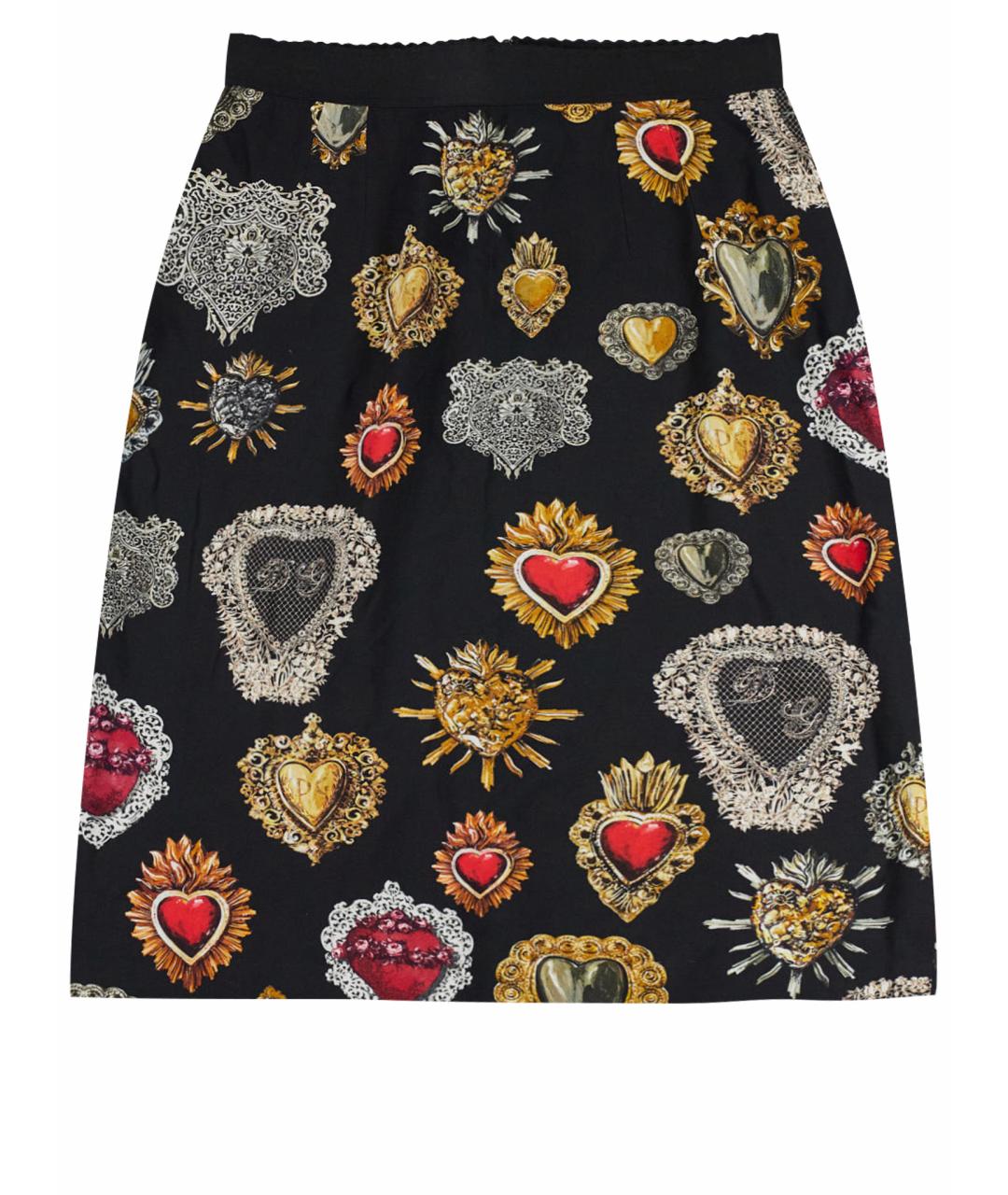 DOLCE&GABBANA Мульти вискозная юбка мини, фото 1