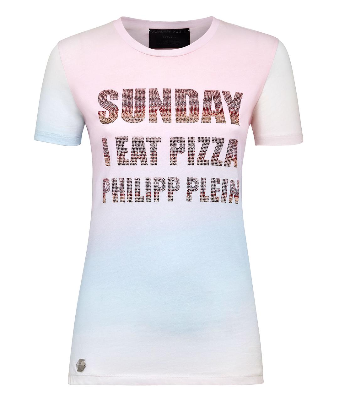 PHILIPP PLEIN Мульти хлопковая футболка, фото 1