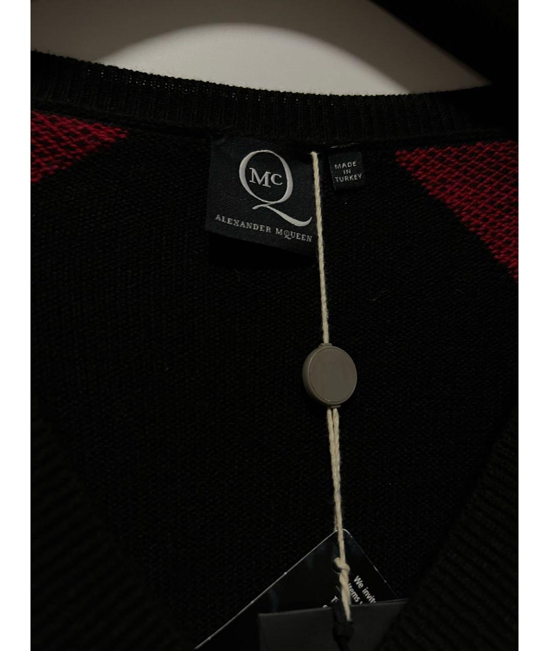 MCQ ALEXANDER MCQUEEN Бордовый шерстяной джемпер / свитер, фото 3