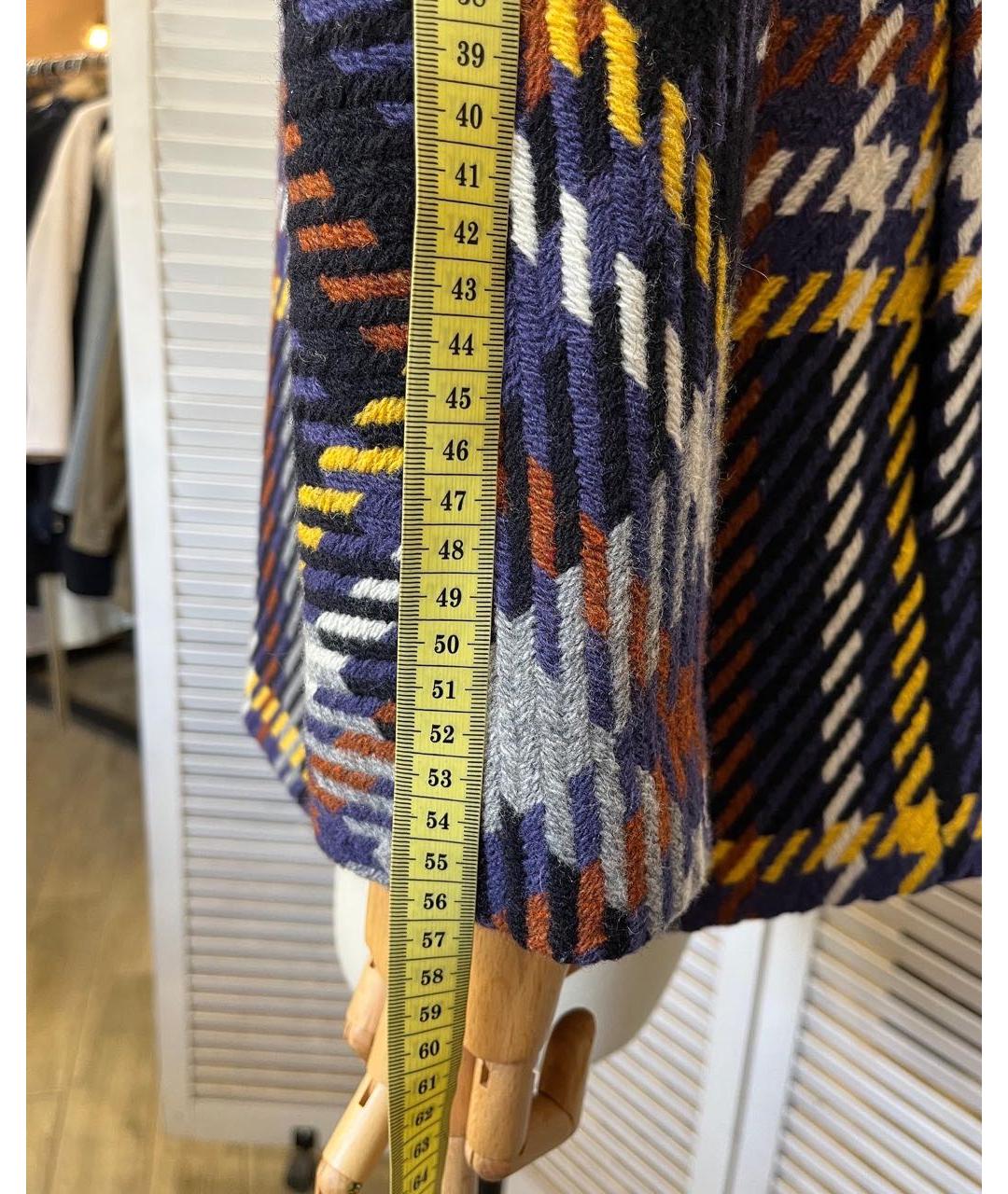 PAUL&JOE SISTER Темно-синее шерстяное пальто, фото 5