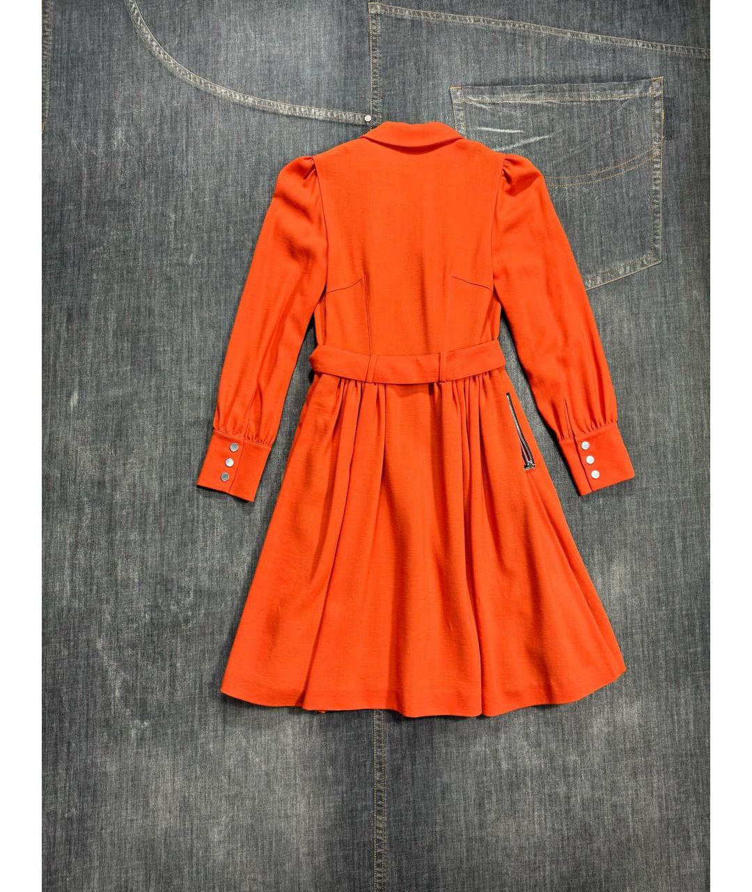 JC DE CASTELBAJAC Оранжевое повседневное платье, фото 5