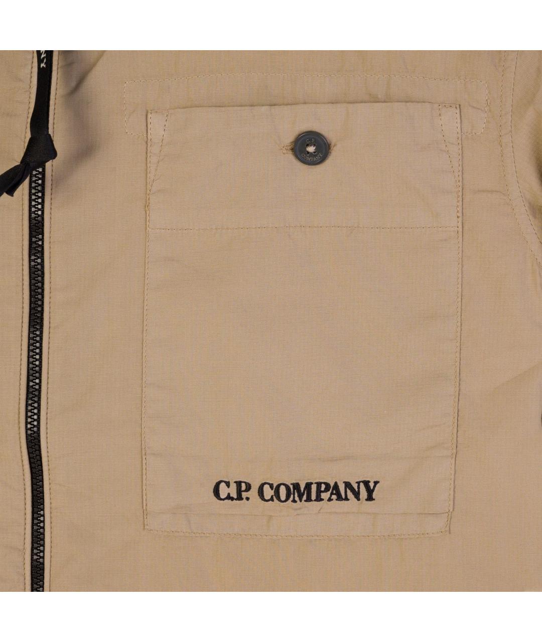 CP COMPANY Бежевая хлопковая кэжуал рубашка, фото 3