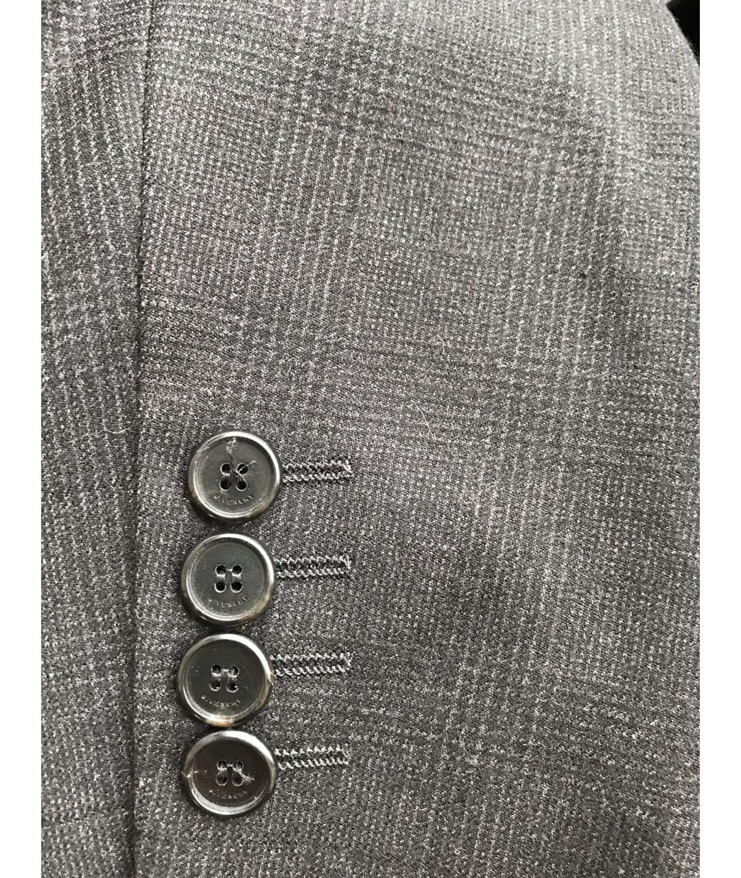 GIVENCHY Антрацитовый шерстяной пиджак, фото 6