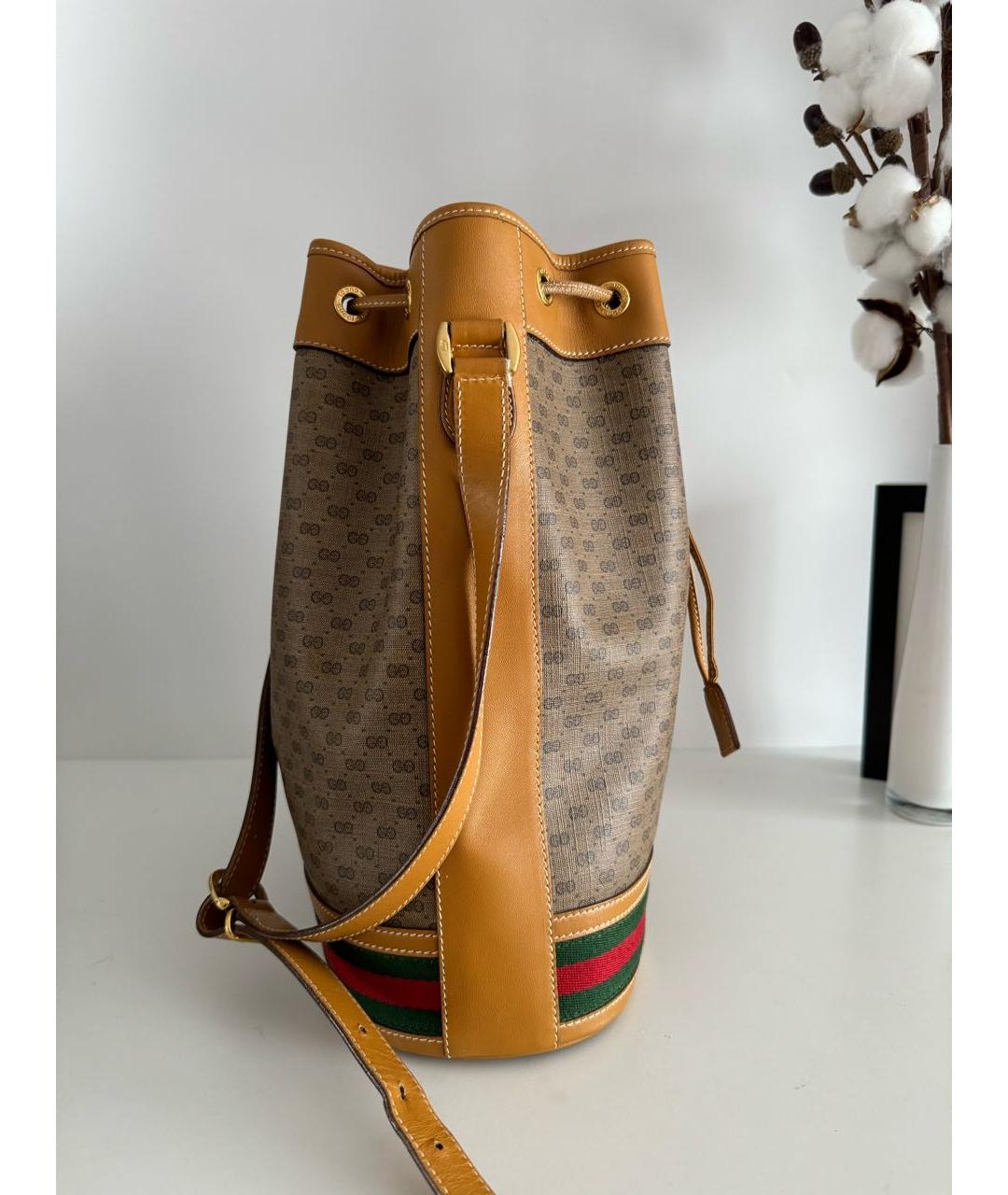 GUCCI Коричневая сумка тоут, фото 6
