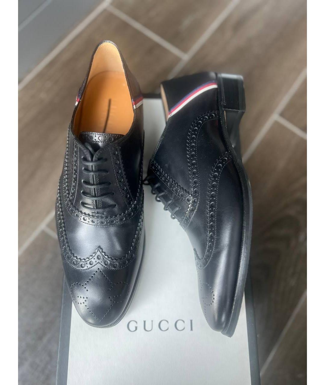 GUCCI Черные туфли, фото 3