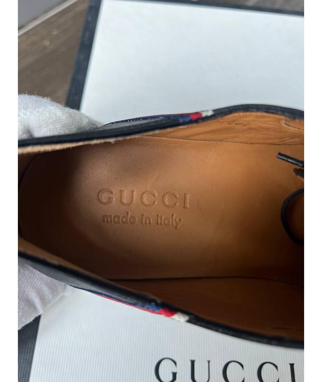 GUCCI Черные туфли, фото 6