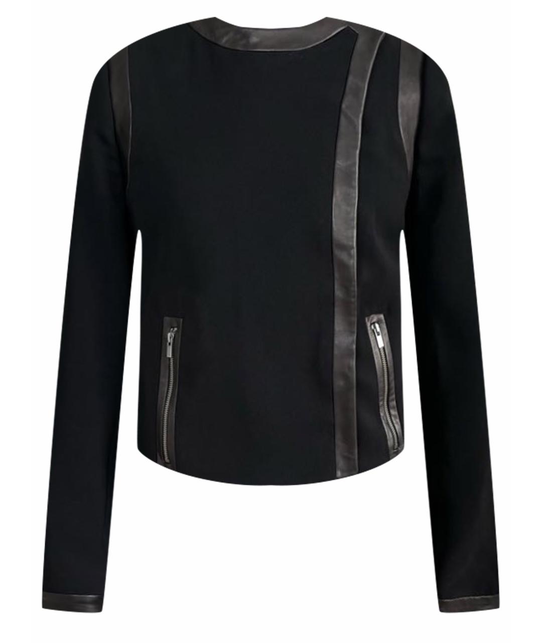 DIANE VON FURSTENBERG Черный полиэстеровый жакет/пиджак, фото 1