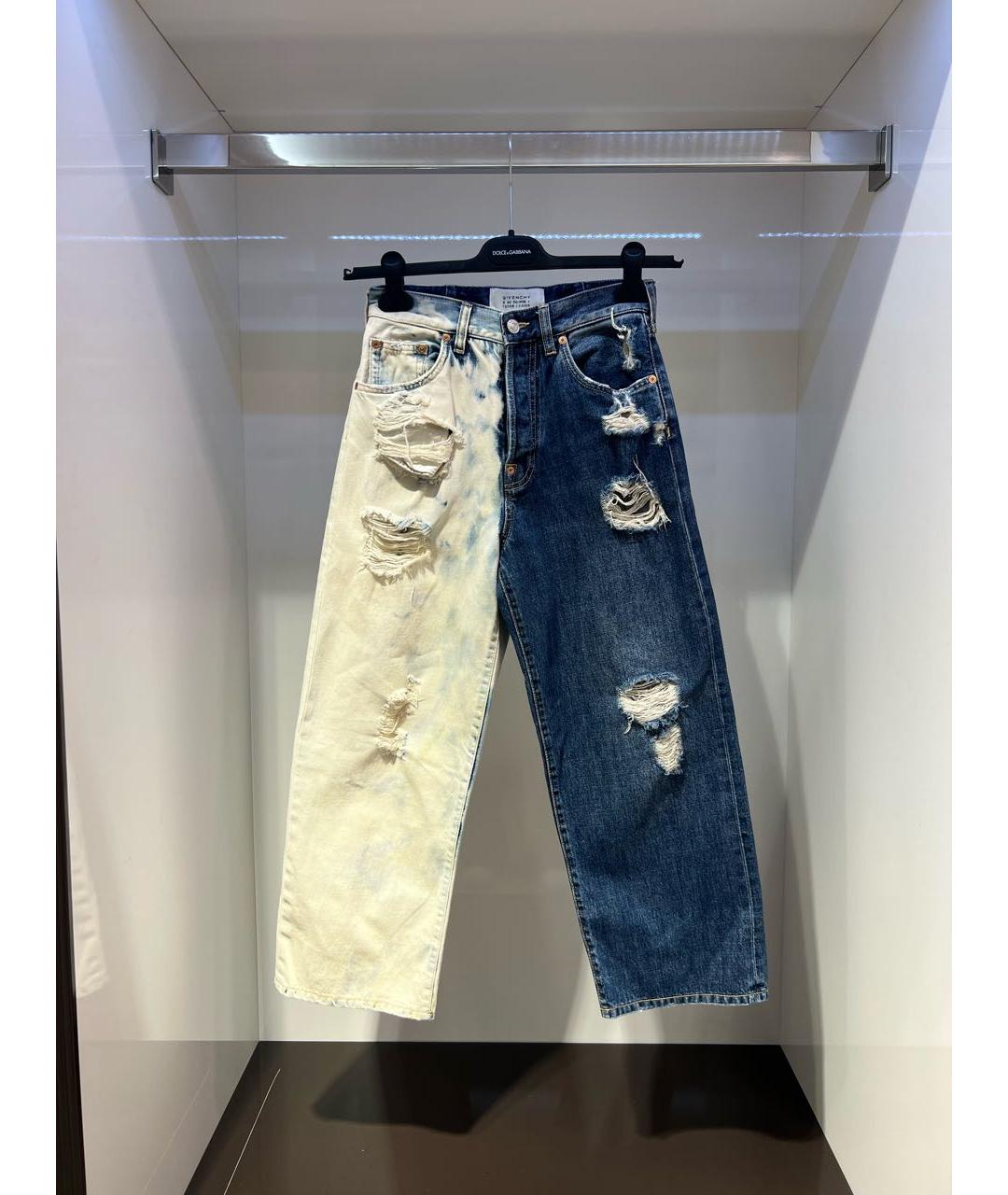 GIVENCHY Мульти хлопковые прямые джинсы, фото 2