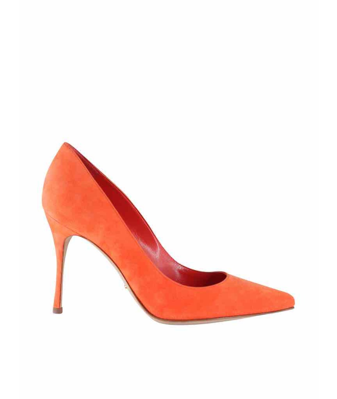 SERGIO ROSSI Оранжевое замшевые туфли, фото 1