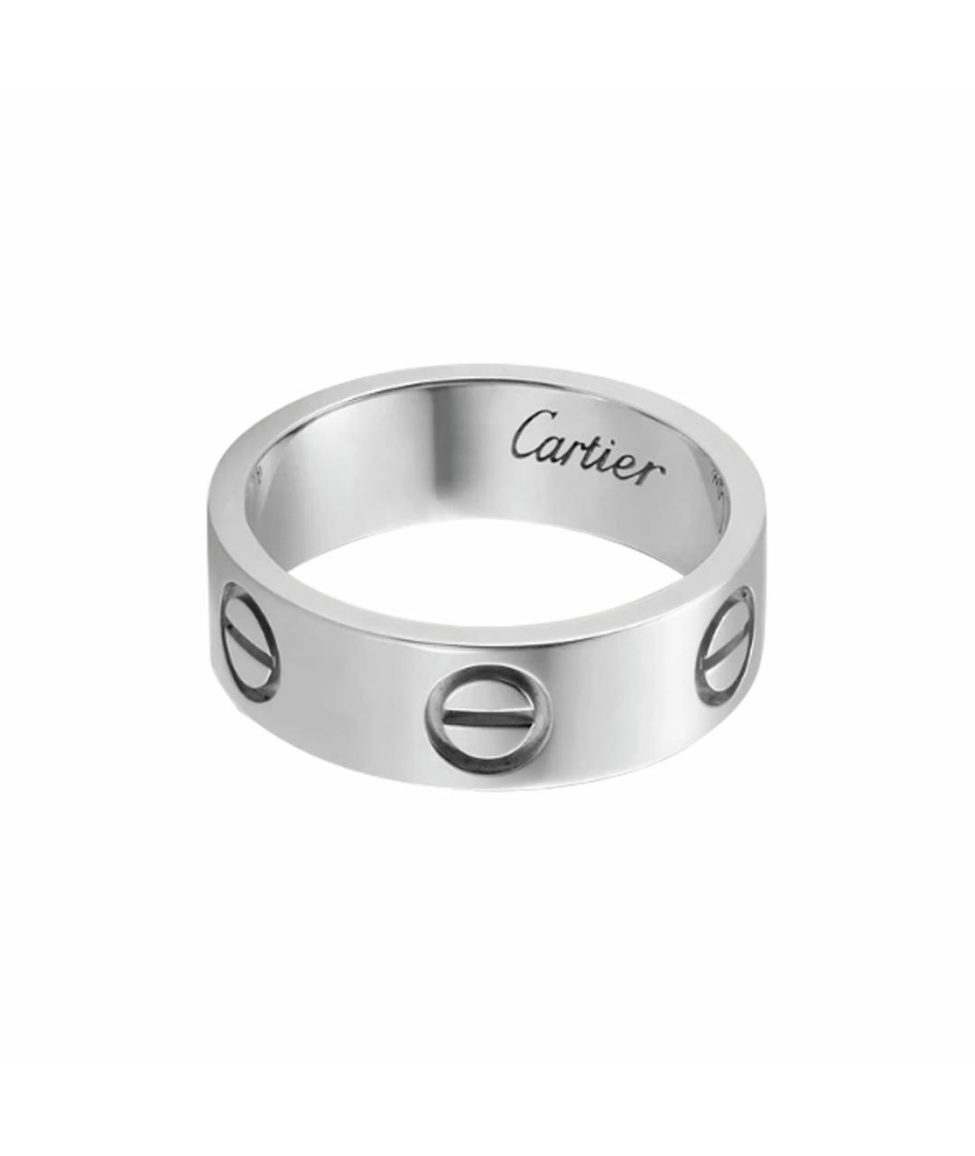 CARTIER Белое кольцо из белого золота, фото 1