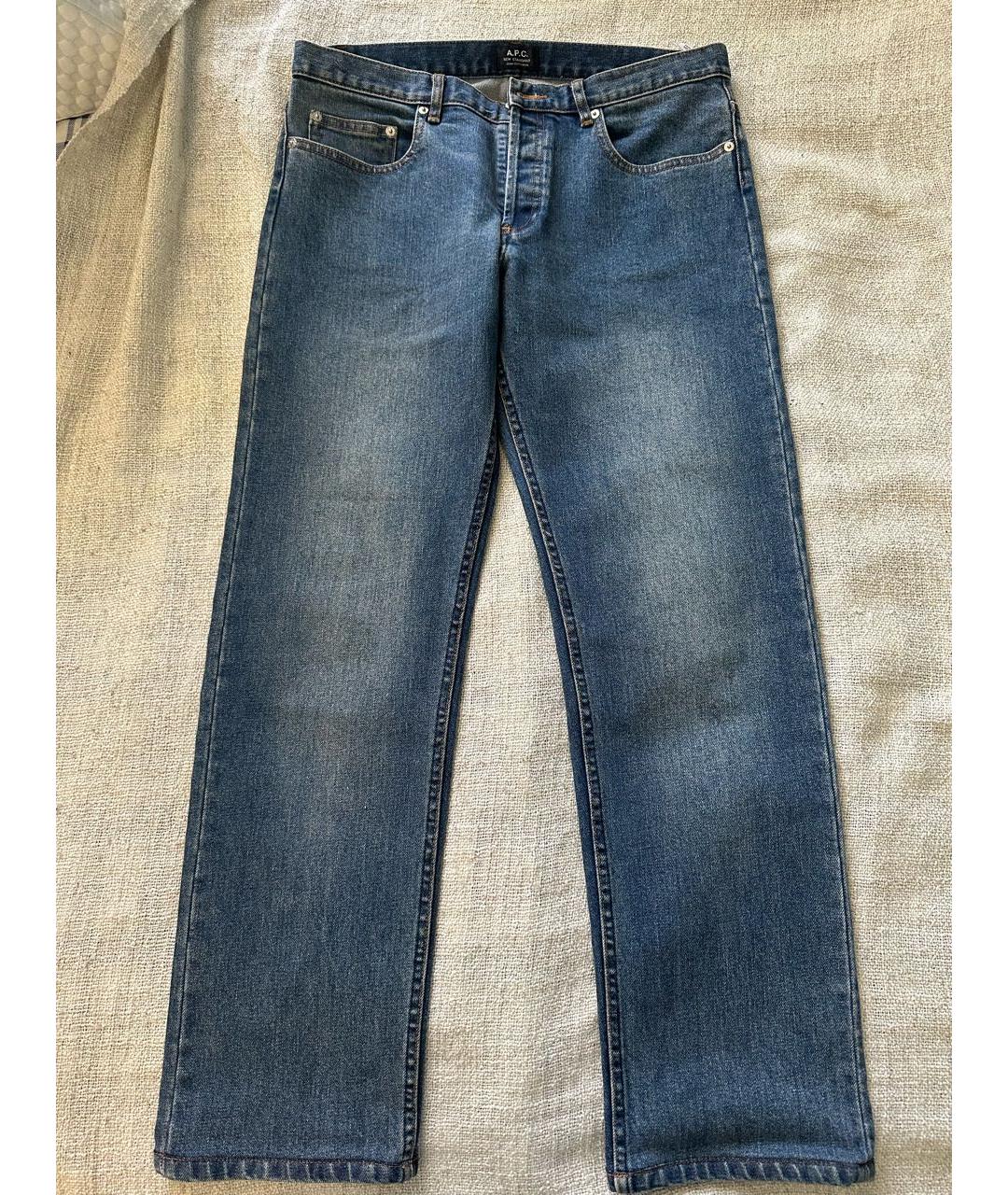 A.P.C. Синие прямые джинсы, фото 4