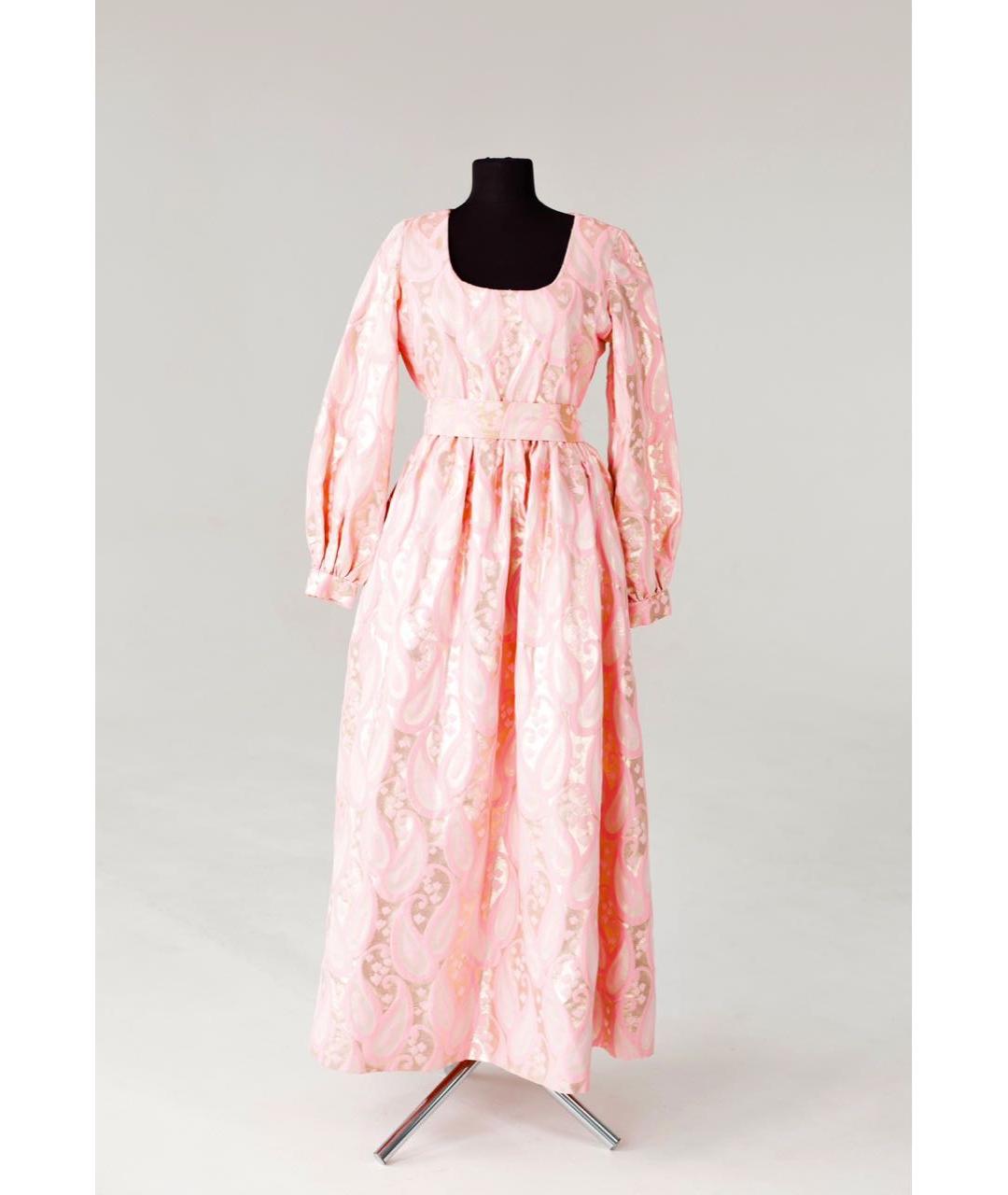 OSCAR DE LA RENTA Розовое вечернее платье, фото 9
