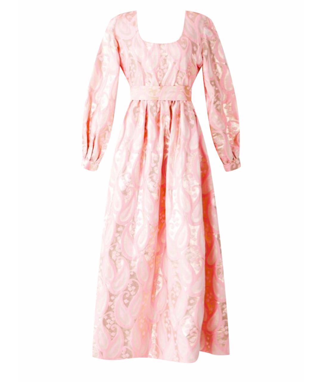 OSCAR DE LA RENTA Розовое вечернее платье, фото 1