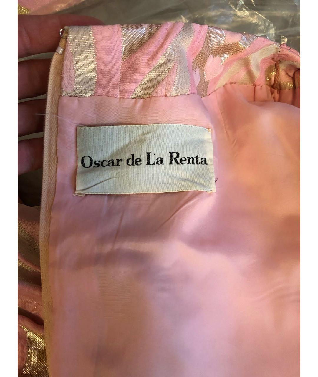 OSCAR DE LA RENTA Розовое вечернее платье, фото 4