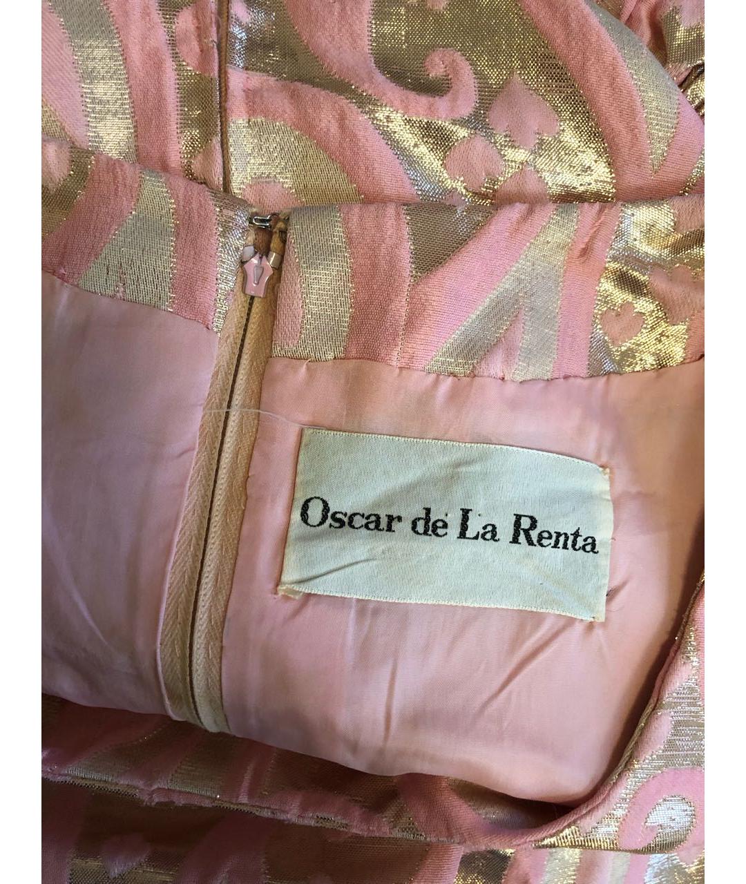 OSCAR DE LA RENTA Розовое вечернее платье, фото 5