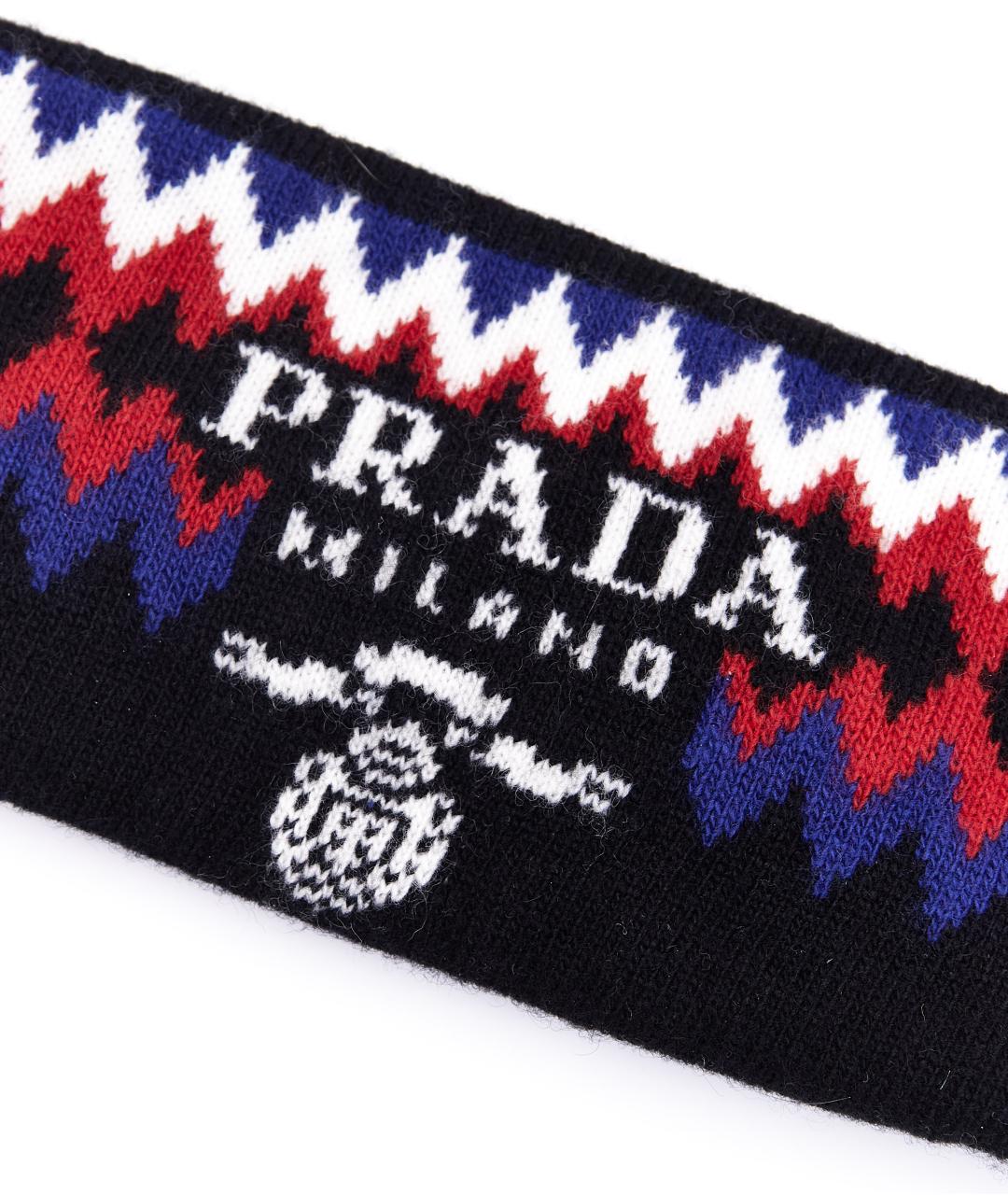 PRADA Мульти шерстяная повязка на голову, фото 3