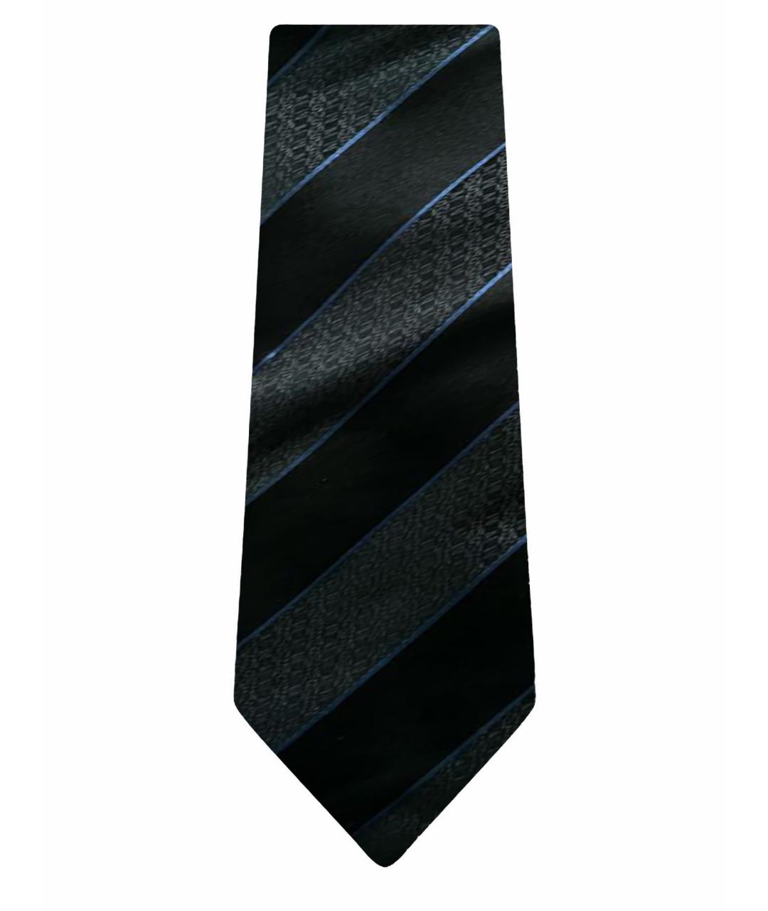 MASSIMO SFORZA Черный тканевый галстук, фото 1