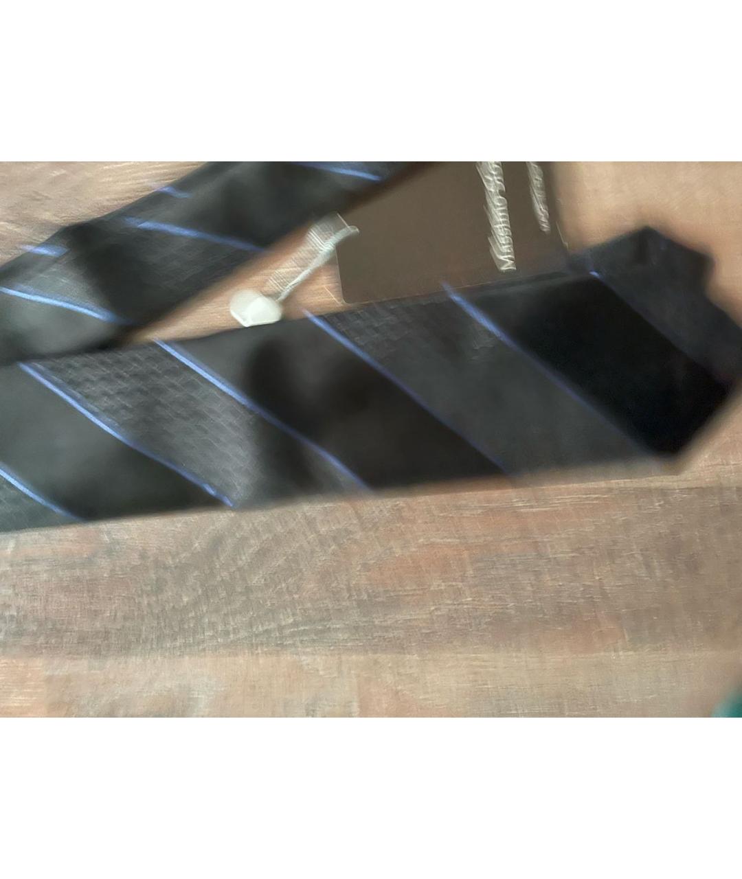 MASSIMO SFORZA Черный тканевый галстук, фото 3