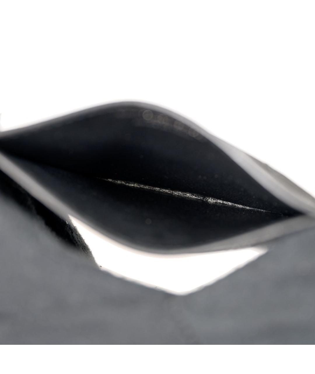 SAINT LAURENT Черный кожаный кардхолдер, фото 4