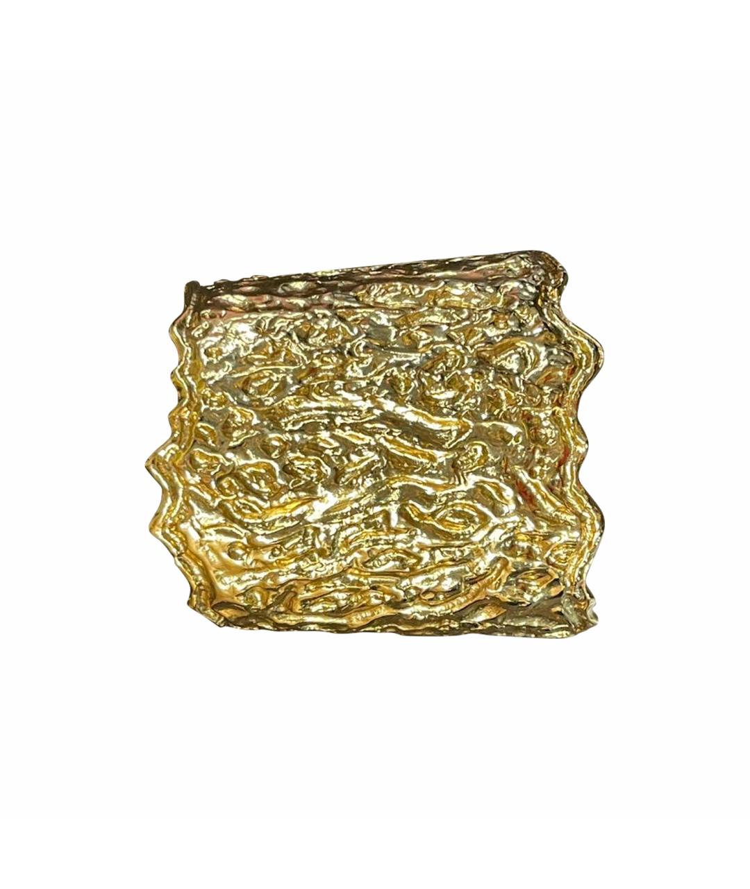 OSCAR DE LA RENTA Золотой металлический браслет, фото 1