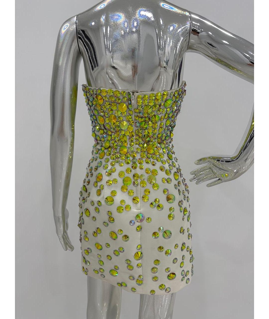 JOVANI Желтое коктейльное платье, фото 3