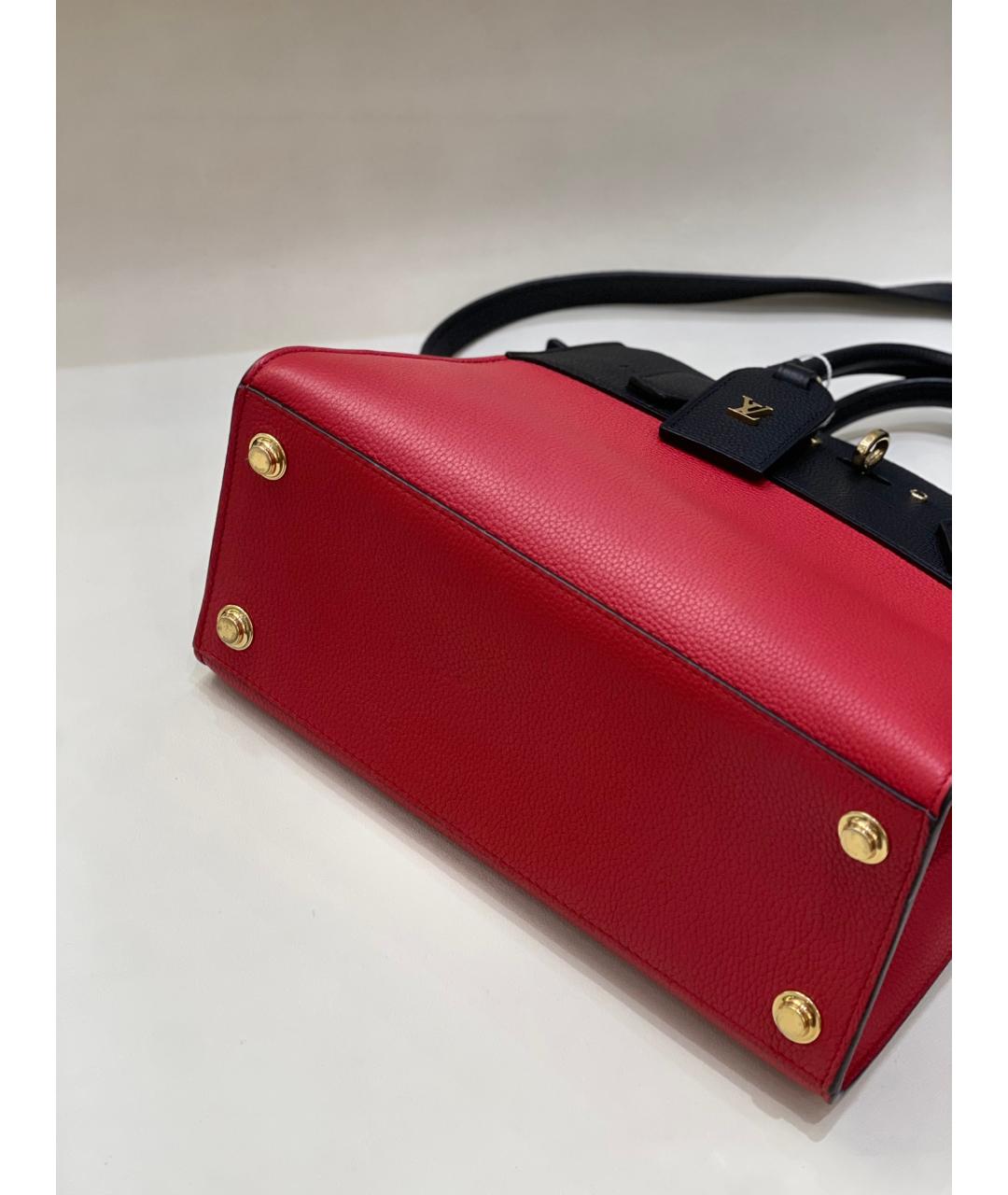 LOUIS VUITTON PRE-OWNED Красная сумка с короткими ручками из искусственной кожи, фото 6