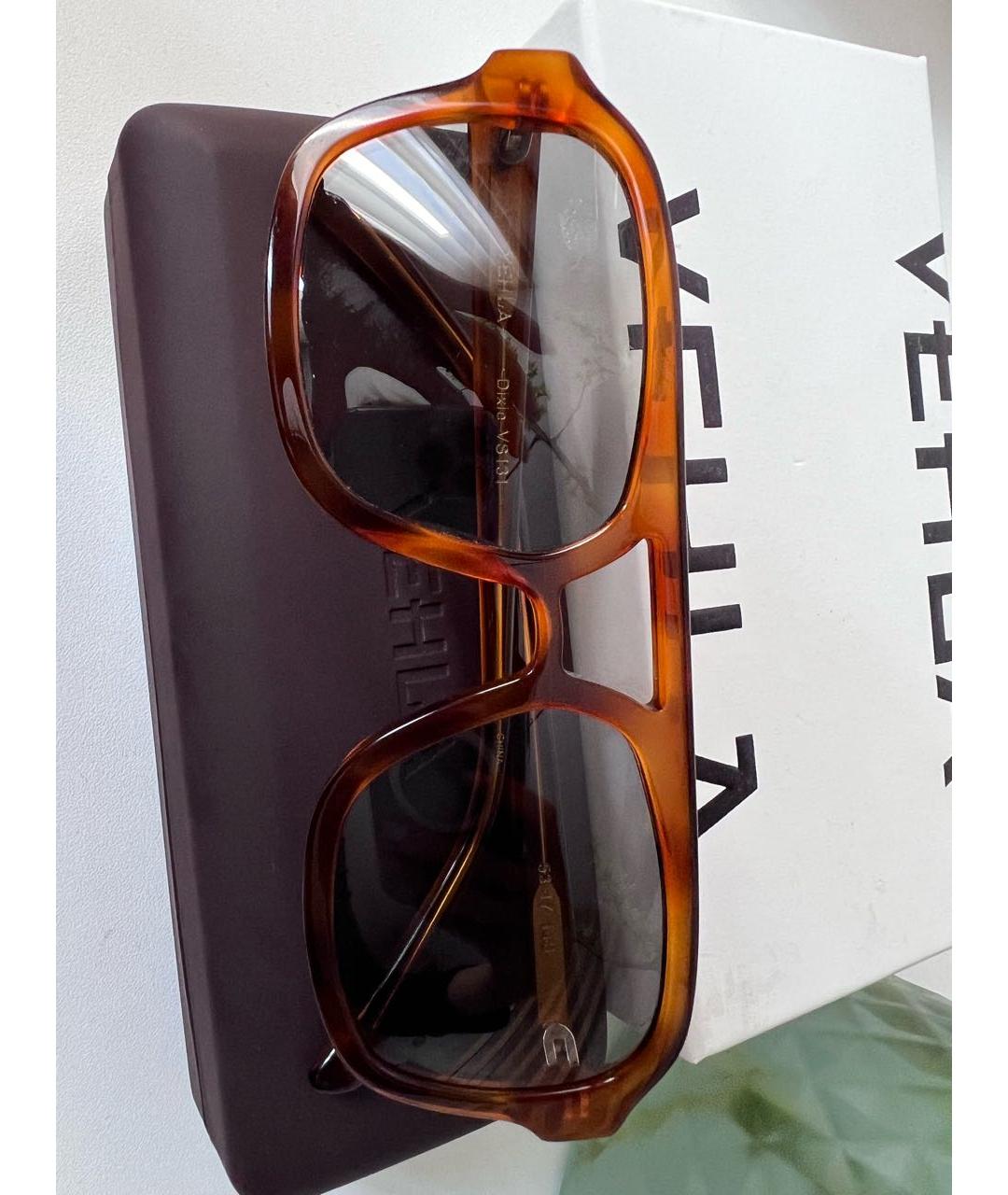 Vehla Коричневые пластиковые солнцезащитные очки, фото 5