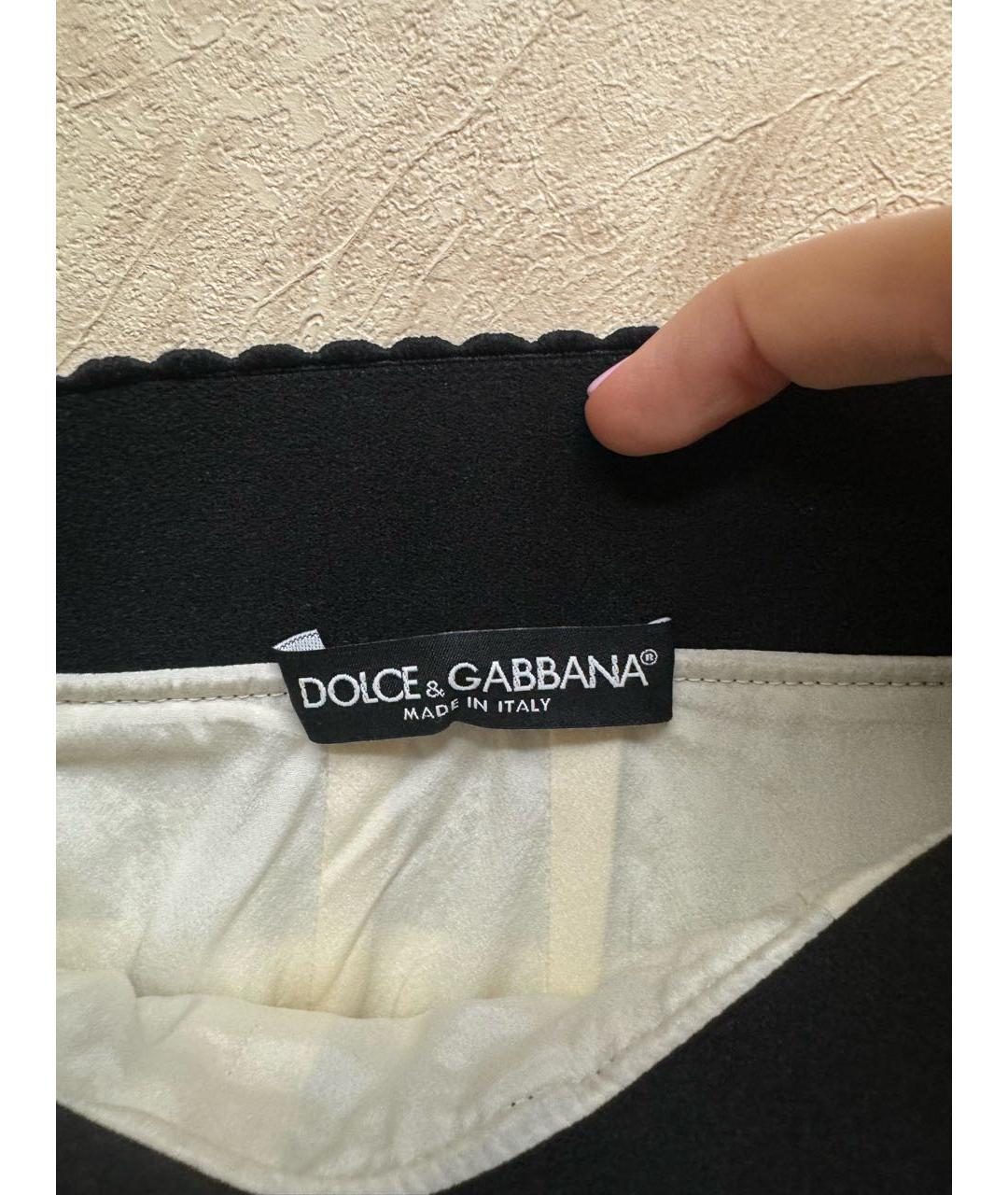 DOLCE&GABBANA Мульти хлопковая юбка мини, фото 4