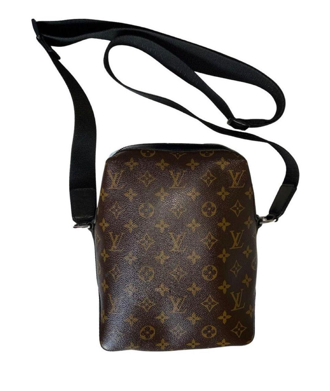 LOUIS VUITTON PRE-OWNED Коричневая сумка на плечо, фото 2