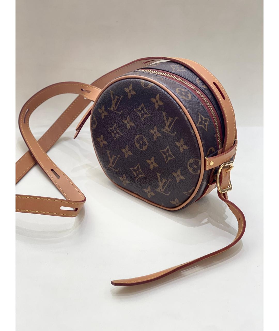 LOUIS VUITTON PRE-OWNED Коричневая сумка через плечо, фото 3