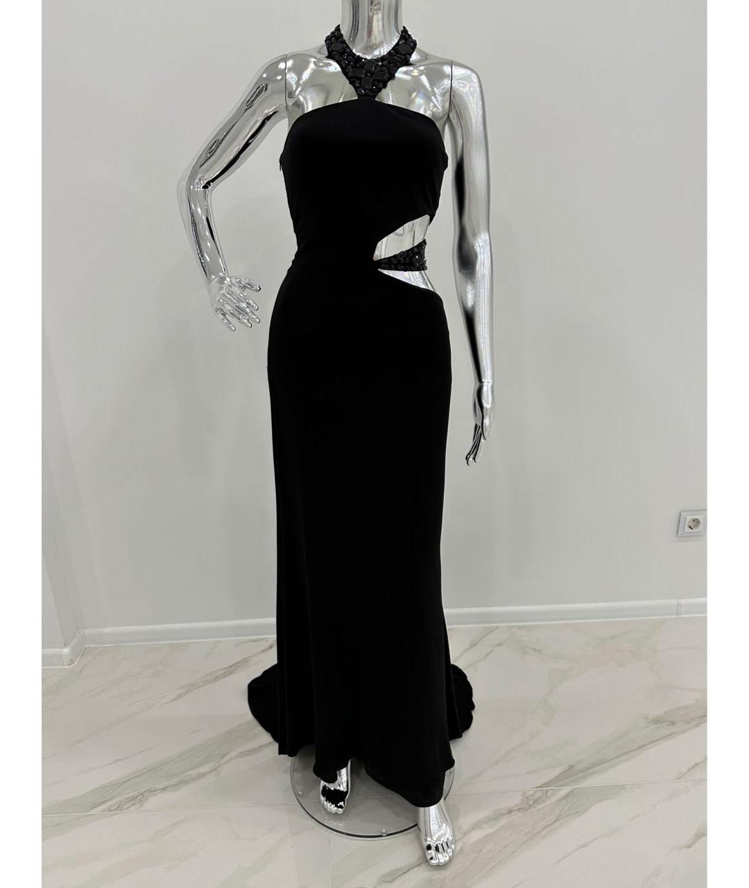 JOVANI Черное полиэстеровое вечернее платье, фото 2